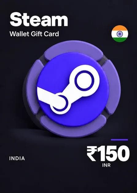 Steam Wallet Gift Card 150 INR Steam Key INDIA