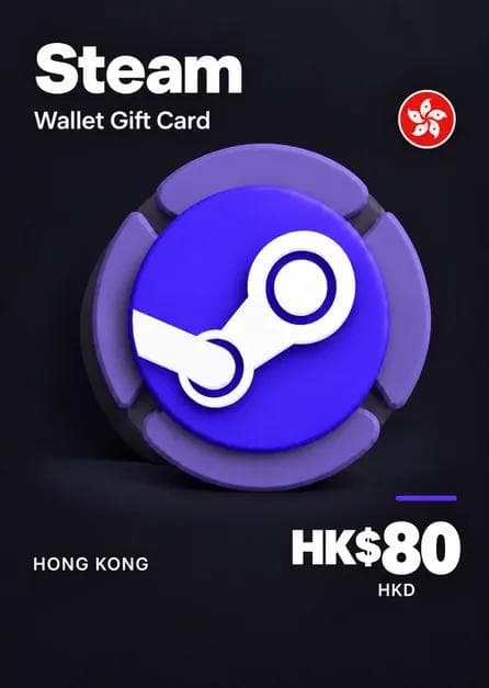 Steam Wallet Gift Card 80 HKD Steam Key HONG KONG