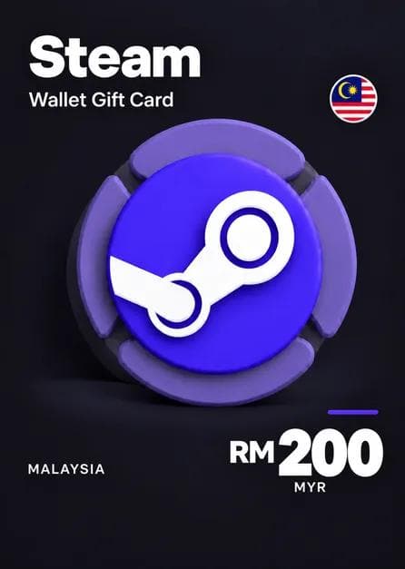 Steam Wallet Gift Card 200 MYR Steam Key MALAYSIA