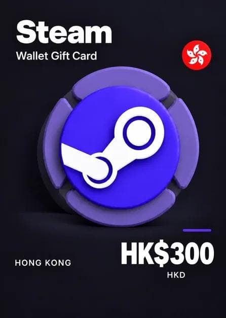 Steam Wallet Gift Card 300 HKD Steam Key HONG KONG