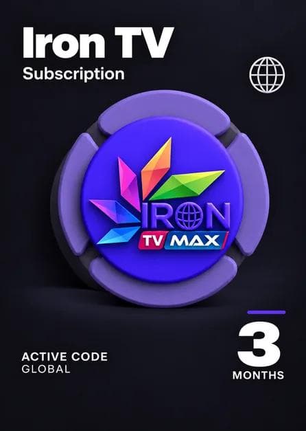 IRON TV 3 Months - Active Code - Key Global