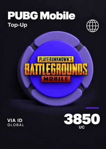 PUBG Mobile 3850 UC (Unknown Cash) - GLOBAL