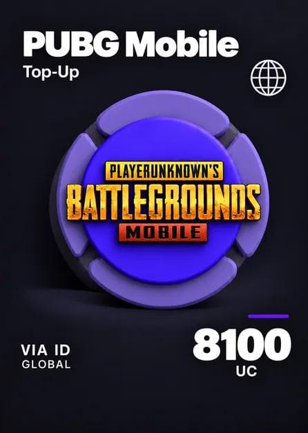 PUBG Mobile 8100 UC (Unknown Cash) - GLOBAL