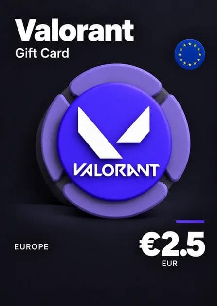 Valorant Gift Card 2.5 EUR (240 VP) - EUROPE