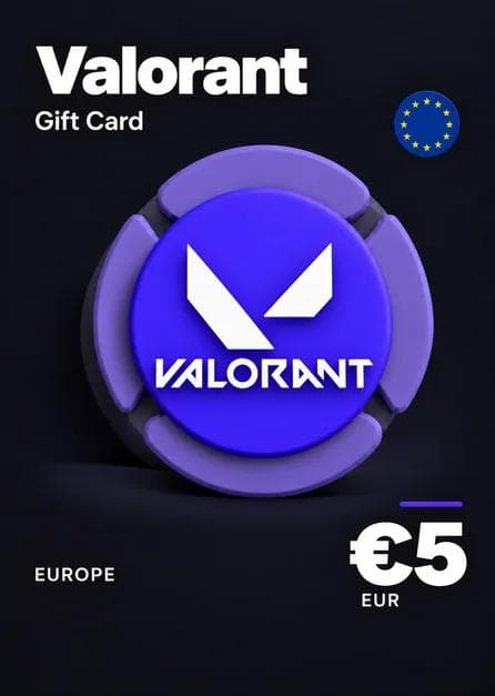 Valorant Gift Card 5 EUR (475 VP) - EUROPE