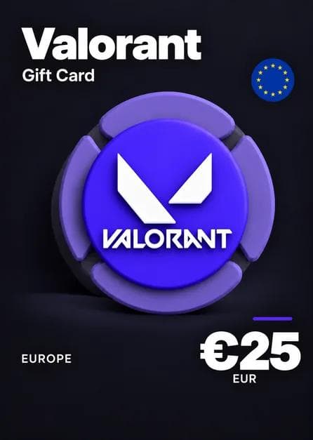 Valorant Gift Card 25 EUR (2560 VP) - EUROPE