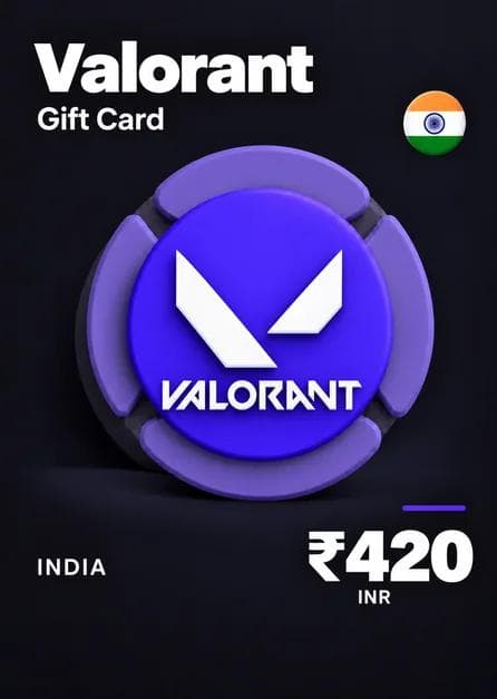 Valorant Gift Card 420 INR - INDIA