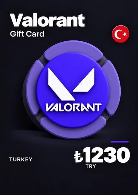 Valorant Gift Card 1230 TRY - TURKEY