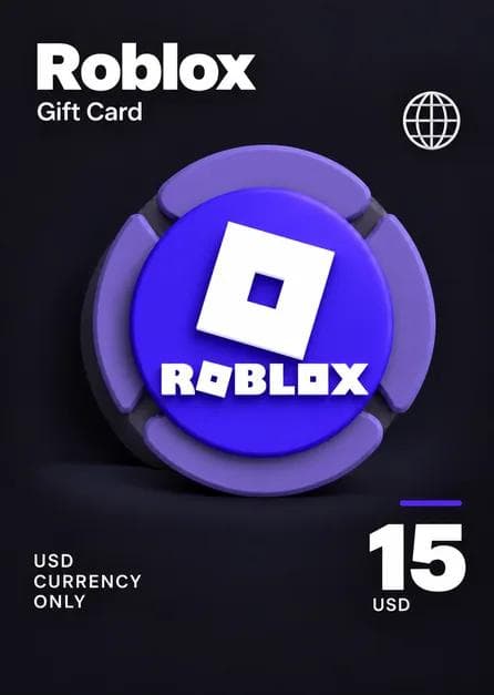 Roblox Card 15 USD Robux Key USD CURRENCY