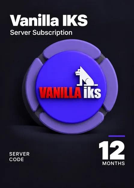Vanilla iks Subscription 12 Months